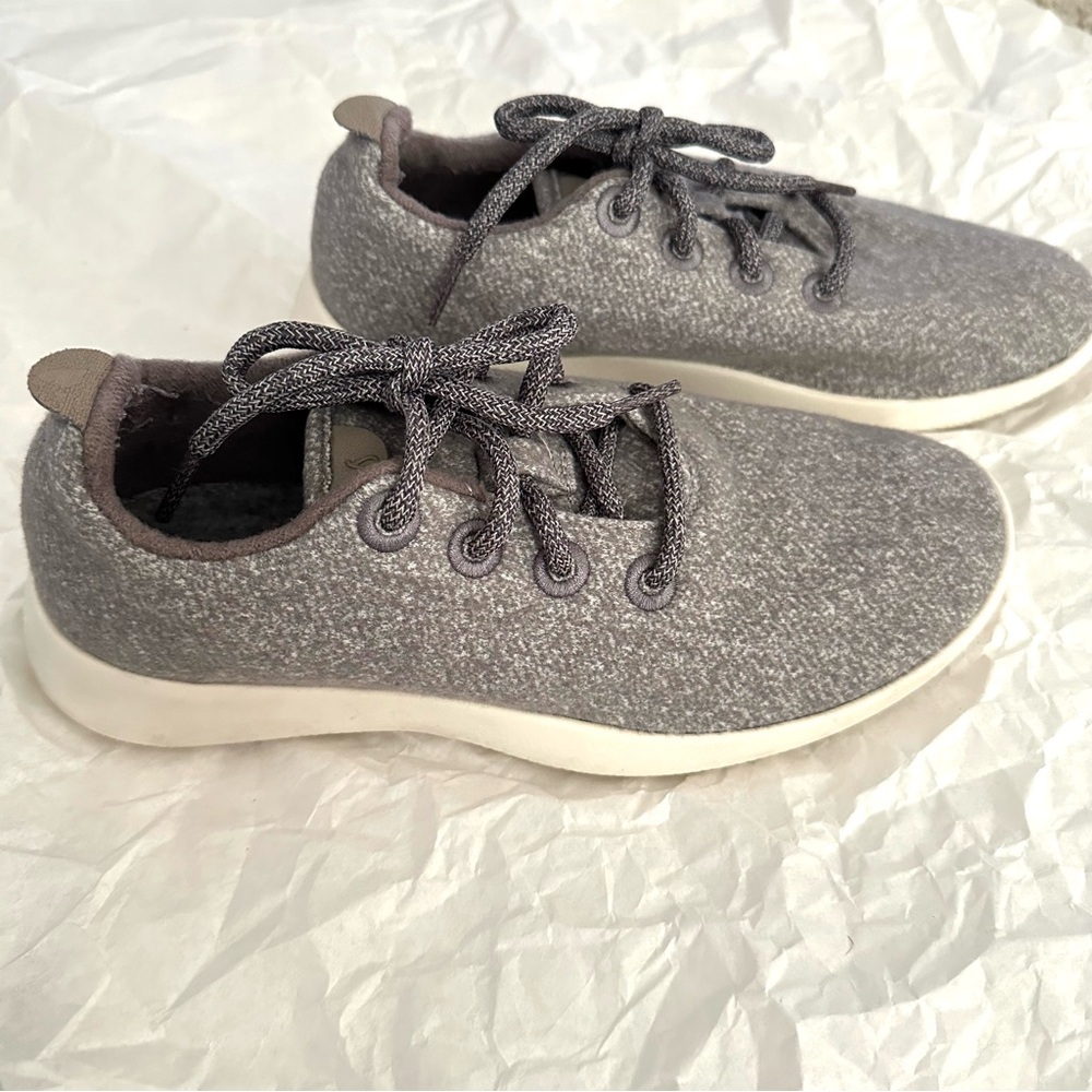 Allbirds Womens Wool Runner Bough (White Sole) Running Shoes Size 7
